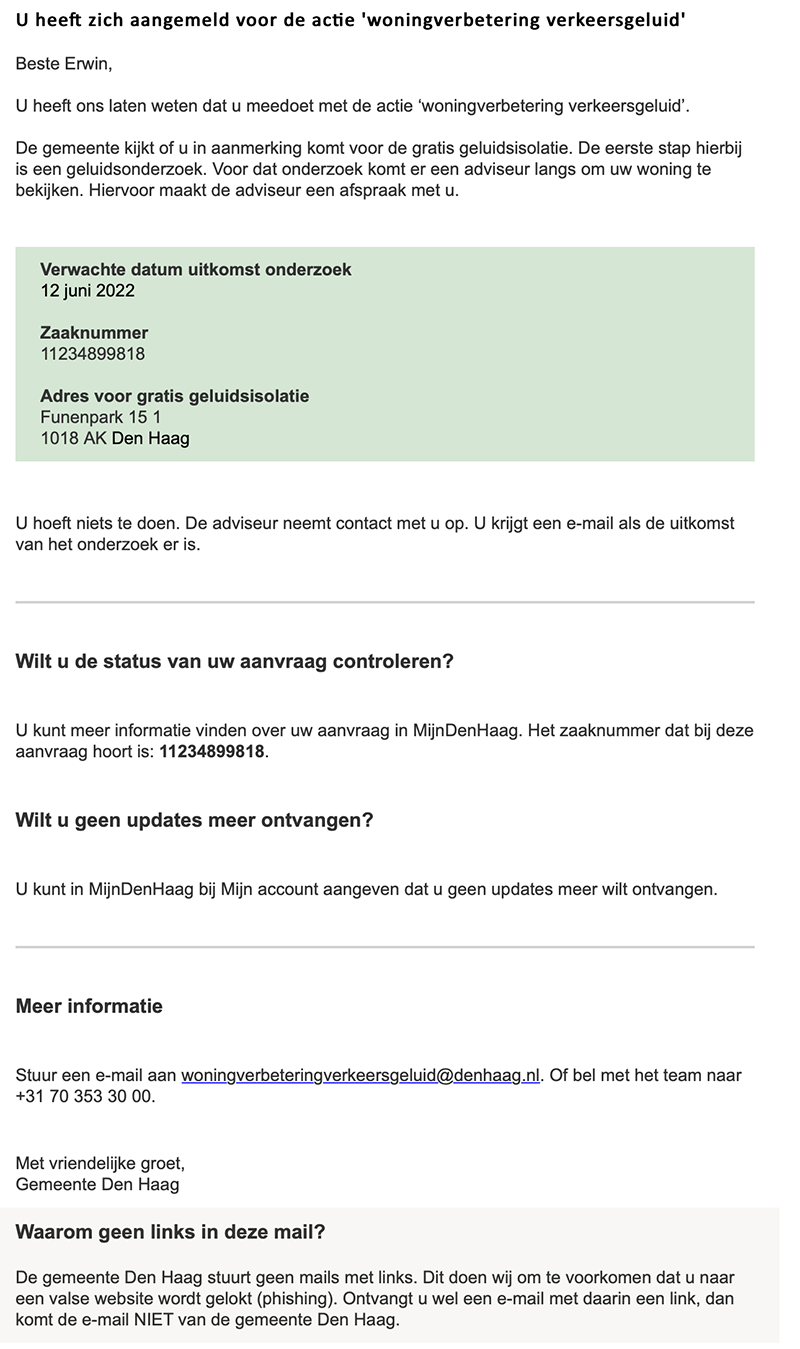 het Email prototype